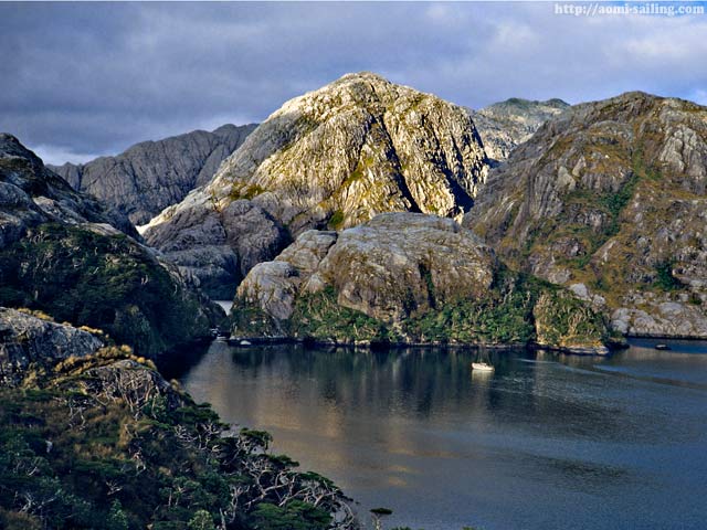 Ocasion bay, southern part of the Patagonian Archipelago