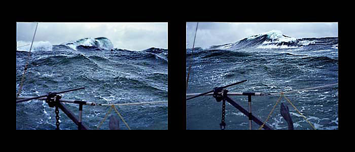 big waves in South Atlantic