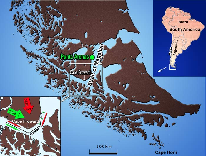 cape froward in Magellan Strait