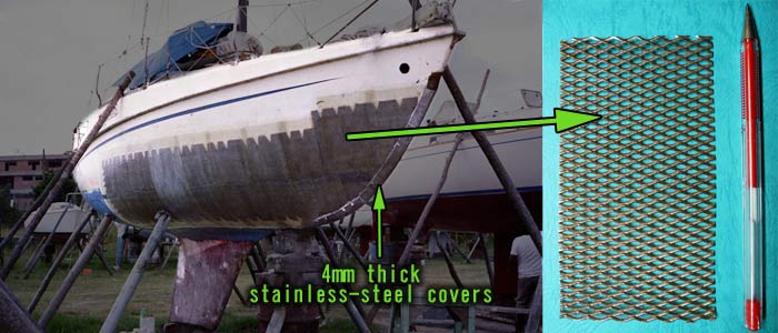 reinforsement of the hull